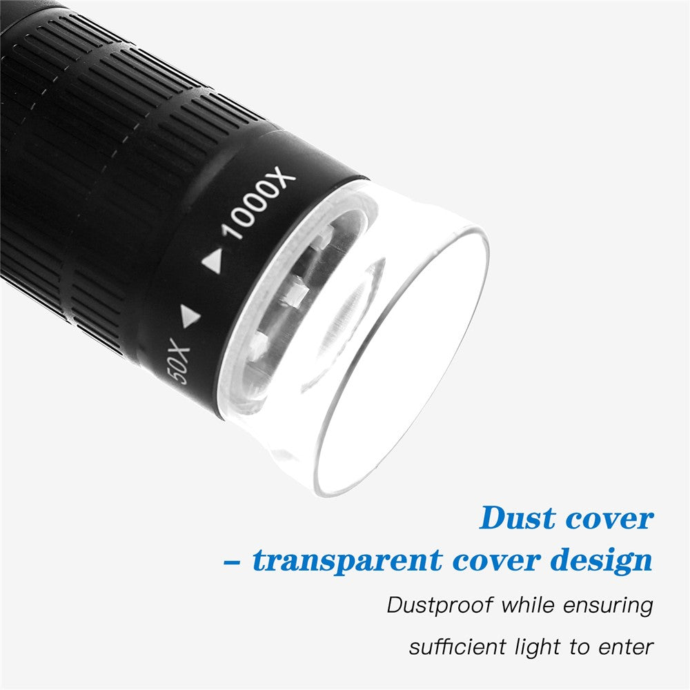 F210 WiFi Portable Digital Microscope 50-1000X Magnification Mini Wireless Microscope with Holder / Base for Beauty Therapy, Circuit Soldering
