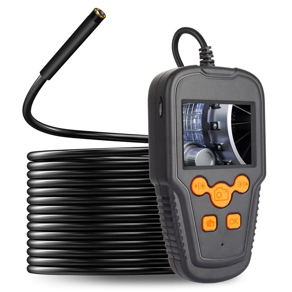 P60A 5m Hard Wire 5.5mm Lens Portable 2.4 inch Screen Industrial Borescope HD Waterproof Pipe Inspection Camera Endoscope