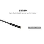 P60A 5m Hard Wire 5.5mm Lens Portable 2.4 inch Screen Industrial Borescope HD Waterproof Pipe Inspection Camera Endoscope