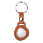 For HUAWEI Tag Bluetooth-compatible Tracker PU Leather Protective Case Anti-lost Cover with Keyring