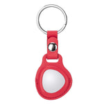 For HUAWEI Tag Bluetooth-compatible Tracker PU Leather Protective Case Anti-lost Cover with Keyring
