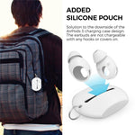 AHASTYLE PT66-3 3 Pairs Silicone Earphone Cap for AirPods 3, Soft Comfortable Ear Tips Replacement, Size: S