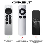 AHASTYLE PT167 for Apple TV Remote Silicone Protective Shell Anti-drop Case Cover with Lanyard