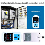SMY-W2001 Temperature Controller Intelligent Digital Display Adjustable Temperature Socket with 1m Waterproof Probe