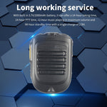 UNIWA BM001 Bluetooth-kompatibel 4.2 Håndholdt Mikrofon Intercom Indbygget 2000mAh Batteri Zello PTT Radio til Motorola med 2-bens Hovedtelefonstik