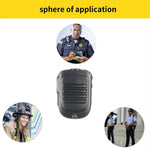 UNIWA BM001 Bluetooth-kompatibel 4.2 Håndholdt Mikrofon Intercom Indbygget 2000mAh Batteri Zello PTT Radio til Motorola med 2-bens Hovedtelefonstik