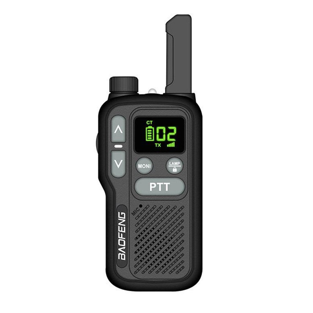BAOFENG BF-T18 1-10 km langtrækkende VOX håndfri kompakte walkie-talkier til skole, kirke, restaurant (europæisk frekvens)