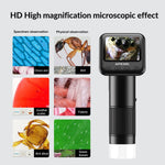 APEXEL MS008 Handheld Portable Digital Microscope Electronic Magnifier Camera with HD 2-Inch Screen