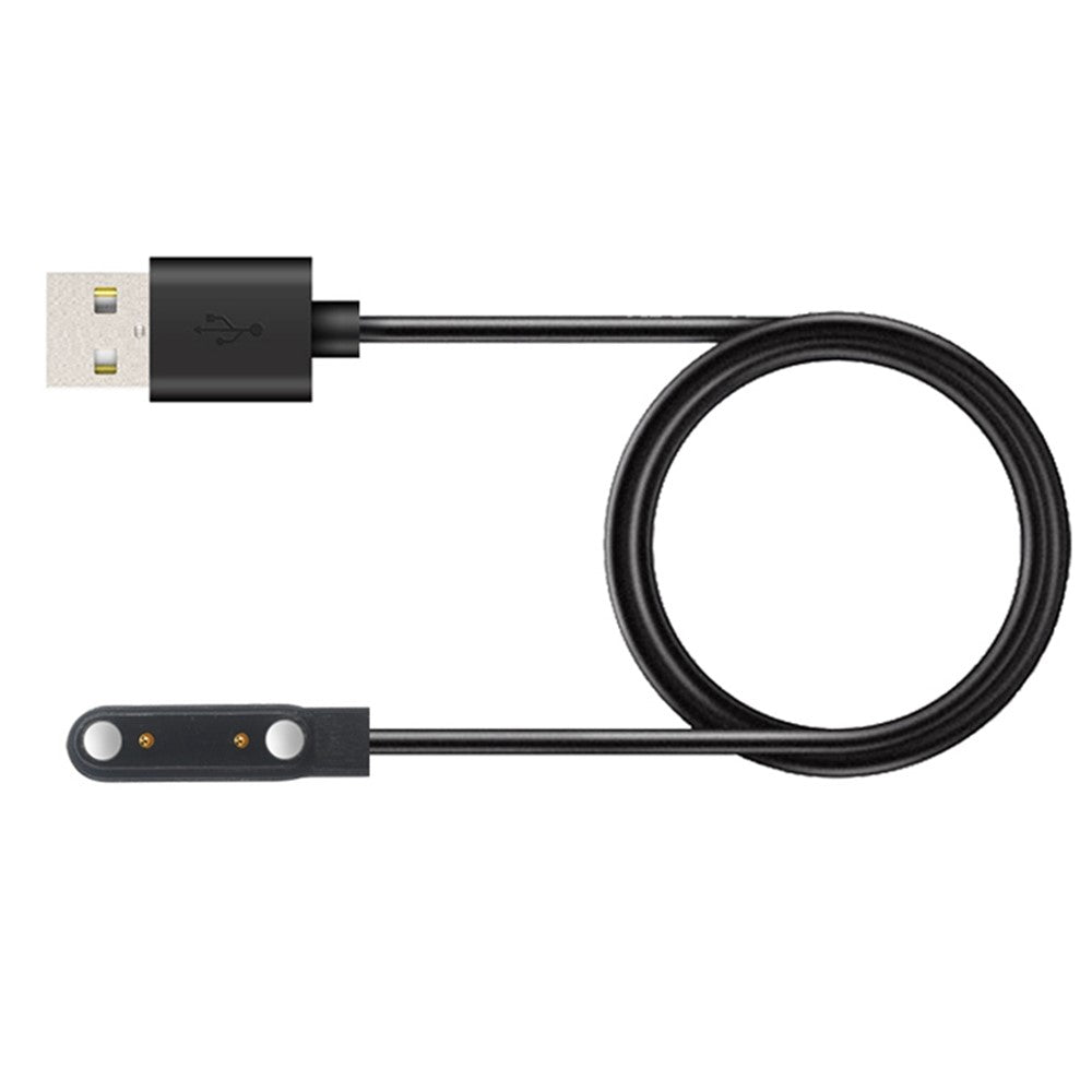 Universal 7,62 mm smartwatch-oplader 2-polet magnetisk adsorptionsopladningskabel