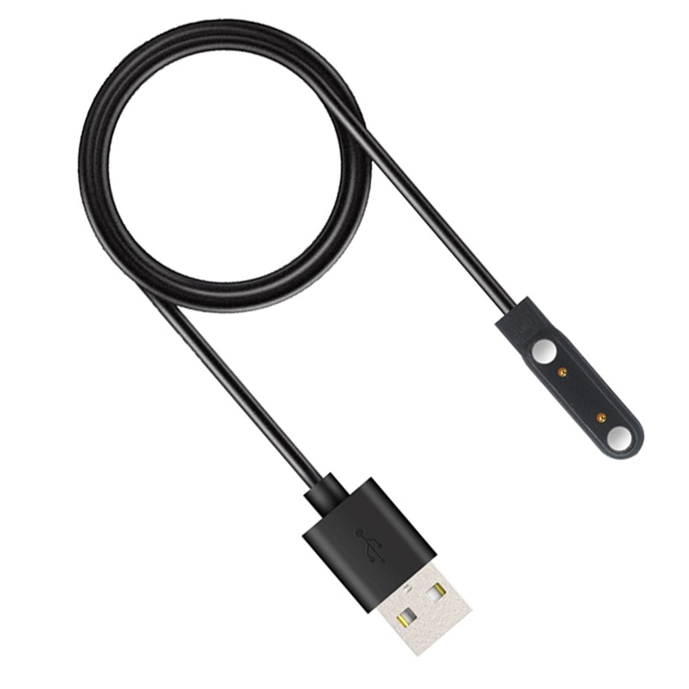 Universal 7,62 mm smartwatch-oplader 2-polet magnetisk adsorptionsopladningskabel