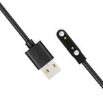 Universal 7,62 mm smartwatch-oplader 2-polet magnetisk adsorptionsopladningskabel