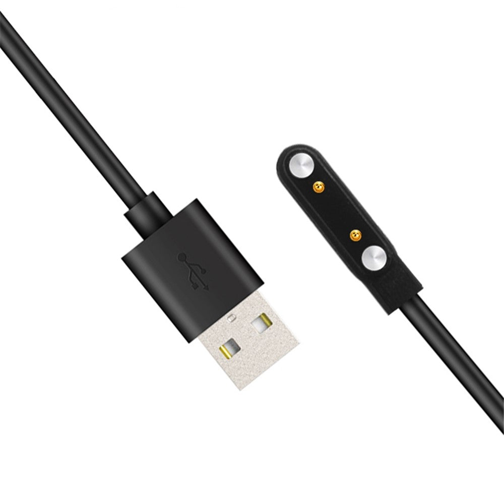 Universal 7,62 mm smartwatch-oplader 2-polet magnetisk adsorptionsopladningskabel