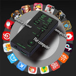 M1 Sound Card Changer Portable Mini Voice Changer for Live Streaming, Gaming