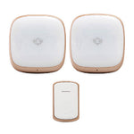 B209 Home Wireless Doorbell Colorful Light Remote Smart Calling Bell, 1 Transmitter+2 Receivers