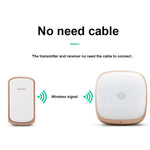 B209 Home Wireless Doorbell Colorful Light Remote Smart Calling Bell, 1 Transmitter+2 Receivers