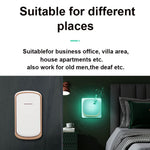 B209 Home Wireless Doorbell Colorful Light Remote Smart Calling Bell, 1 Transmitter+2 Receivers