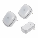 B209 Home Wireless Doorbell Colorful Light Remote Smart Calling Bell, 1 Transmitter+2 Receivers