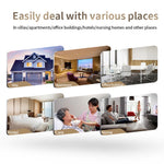 CACAZI FA99 Wireless Self-generating Press Doorbell Home Remote Door Bell, 1 Receiver and 1 Transmitter