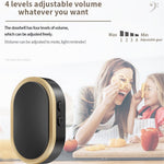 CACAZI FA99 Wireless Self-generating Press Doorbell Home Remote Door Bell, 1 Receiver and 1 Transmitter