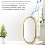 CACAZI FA99 Wireless Self-generating Press Doorbell Home Remote Door Bell, 1 Receiver and 1 Transmitter