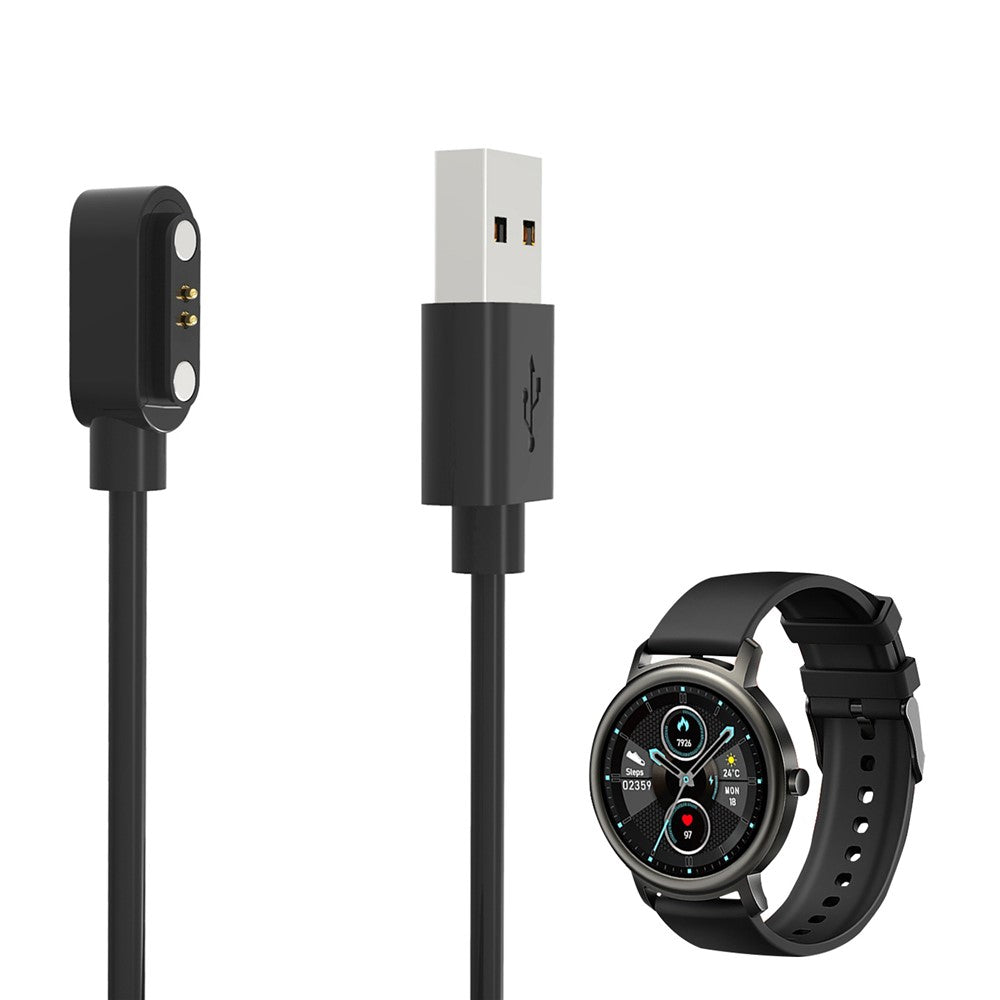 Smartwatch-opladerkabel til Mibro Air-smartwatch XPAW001 / Watch Lite2 / Watch T1 / Watch C2 magnetisk USB-opladerkabel