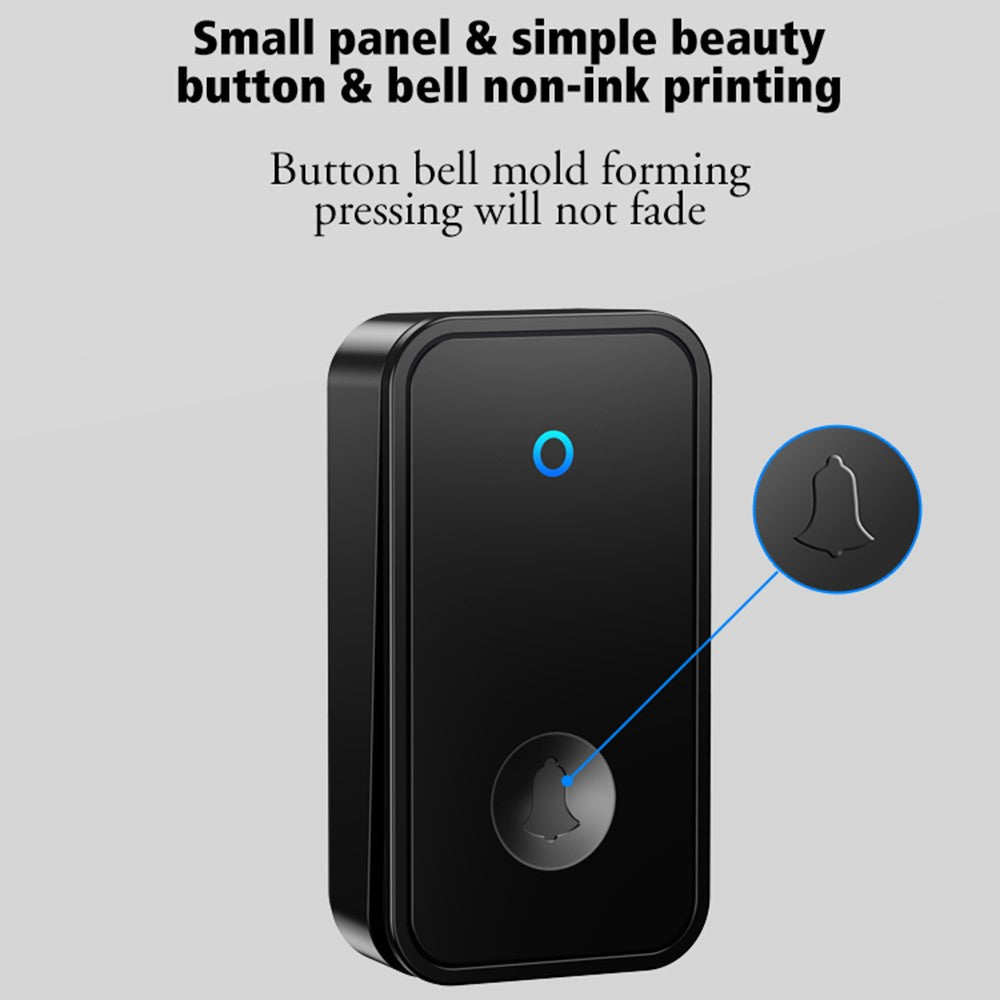 CACAZI FA78 Self-Generating Wireless Doorbell for Home Transmitter + Receiver Smart Doorbell
