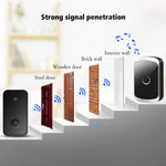 CACAZI FA50 Self-Powered Wireless Doorbell for Home Smart Doorbell Set with Transmitter + Receiver