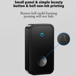 CACAZI FA78 Self-Generating Wireless Doorbells Set with 2 Transmitter / Receiver Smart Home Doorbell