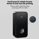 CACAZI FA78 Smart Wireless Doorbells Set with Transmitter / 2 Receiver Self-Generating Home Doorbell