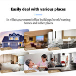 CACAZI FA50 Home Smart Wireless Doorbell Set Transmitter / Receiver Self-Powered Doorbell (86 Large Button)