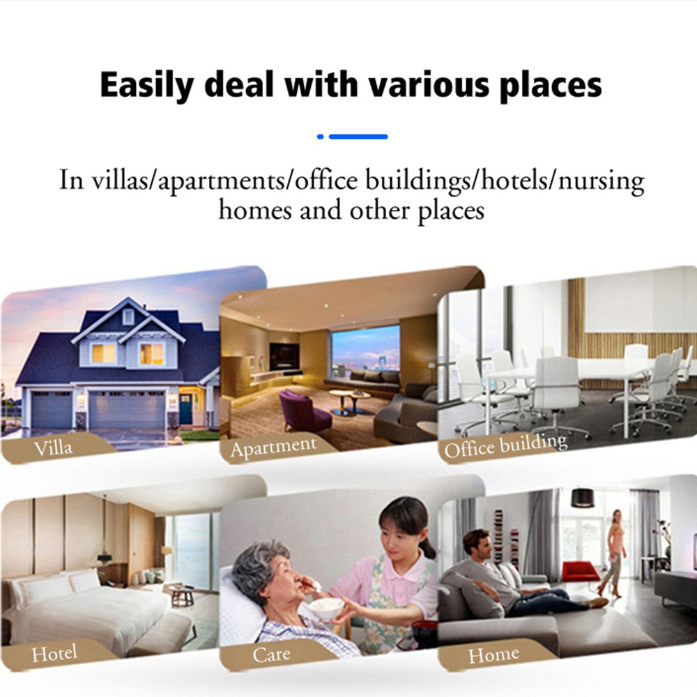 CACAZI FA50 Home Smart Wireless Doorbell Set Transmitter / Receiver Self-Powered Doorbell (86 Large Button)