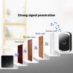 CACAZI FA50 Home Smart Wireless Doorbell Set Transmitter / Receiver Self-Powered Doorbell (86 Large Button)