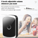 CACAZI FA50 Home Smart Wireless Doorbell Set Transmitter / Receiver Self-Powered Doorbell (86 Large Button)