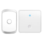 CACAZI FA50 Home Smart Wireless Doorbell Set Transmitter / Receiver Self-Powered Doorbell (86 Large Button)