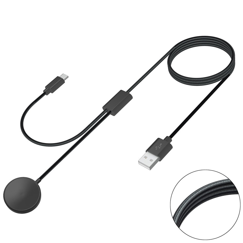 Samsung Galaxy Watch 5 40mm 44mm / Watch 5 Pro 45mm Laddare 1.15m 2-i-1 Watch-laddare Typ-C PD Trådlös Laddningsstation Dock