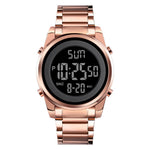 SKMEI 1611 Simple Business Men's Watch Multifunctional Steel Strap Electronic Watch with Luminous Display