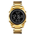 SKMEI 1611 Simple Business Men's Watch Multifunctional Steel Strap Electronic Watch with Luminous Display