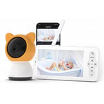 BABY5 5-tommers skærm babyalarm med tovejslyd, kamera, app og fjernovervågning
