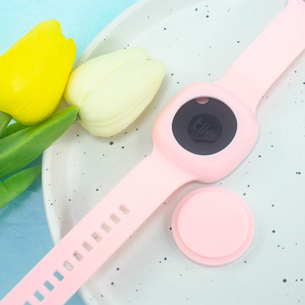 Waterproof Silicone Case for 2022 Tile Mate Bluetooth-compatible Tracker Protector Kids Finder Tracker Wrist Strap Cover
