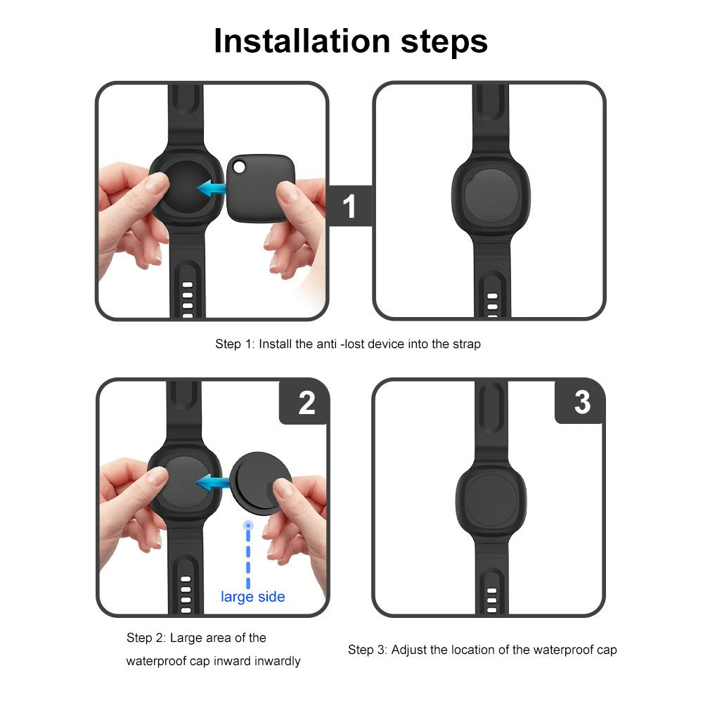 Waterproof Silicone Case for 2022 Tile Mate Bluetooth-compatible Tracker Protector Kids Finder Tracker Wrist Strap Cover