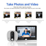 C85 Doorbell Camera 1080P PIR Motion Detection Digital Peephole Door Viewer Two-Way Call