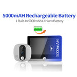 C85 Doorbell Camera 1080P PIR Motion Detection Digital Peephole Door Viewer Two-Way Call