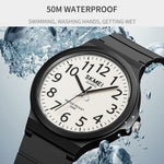 SKMEI 2108 Minimalism Quartz Klocka 50m Vattentät Mode Armbandsur