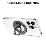 AHASTYLE DD-02 Magnetic Kickstand for iPhone 12 / 13 / 14 / 15 Series Folding Zinc Alloy Phone Holder