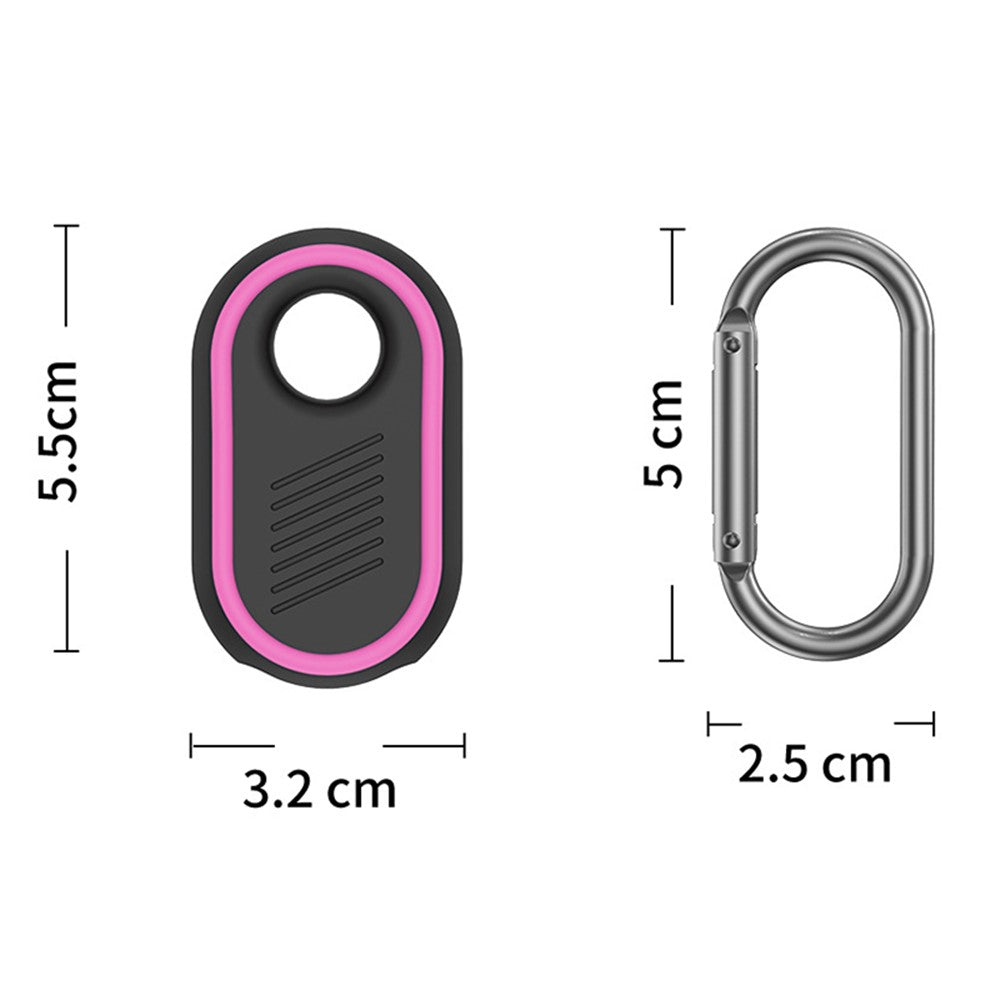 Silicone Case for Samsung Galaxy SmartTag 2 Bluetooth-compatible Tracker Protective Cover with Buckle