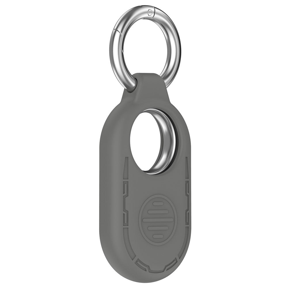 For Samsung Galaxy SmartTag 2 Silicone Case Anti-Lost Shockproof Cover with Keychain