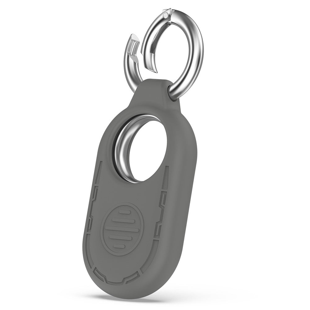 For Samsung Galaxy SmartTag 2 Silicone Case Anti-Lost Shockproof Cover with Keychain