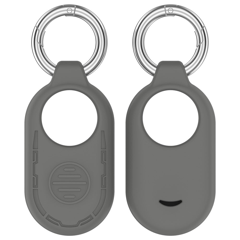For Samsung Galaxy SmartTag 2 Silicone Case Anti-Lost Shockproof Cover with Keychain
