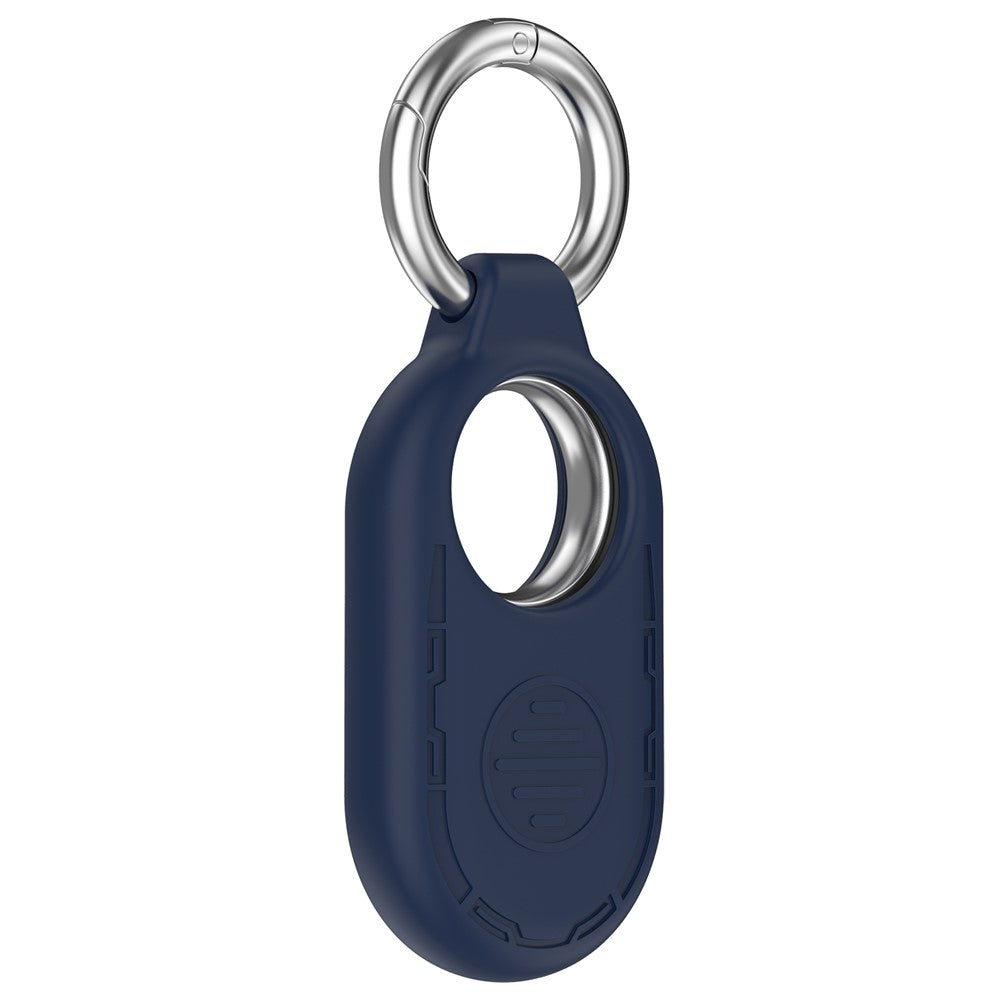 For Samsung Galaxy SmartTag 2 Silicone Case Anti-Lost Shockproof Cover with Keychain