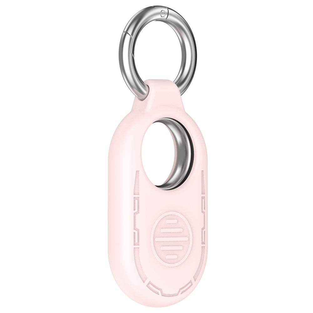 For Samsung Galaxy SmartTag 2 Silicone Case Anti-Lost Shockproof Cover with Keychain